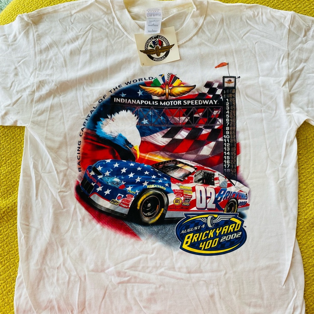 2002 Brickyard 400 tee